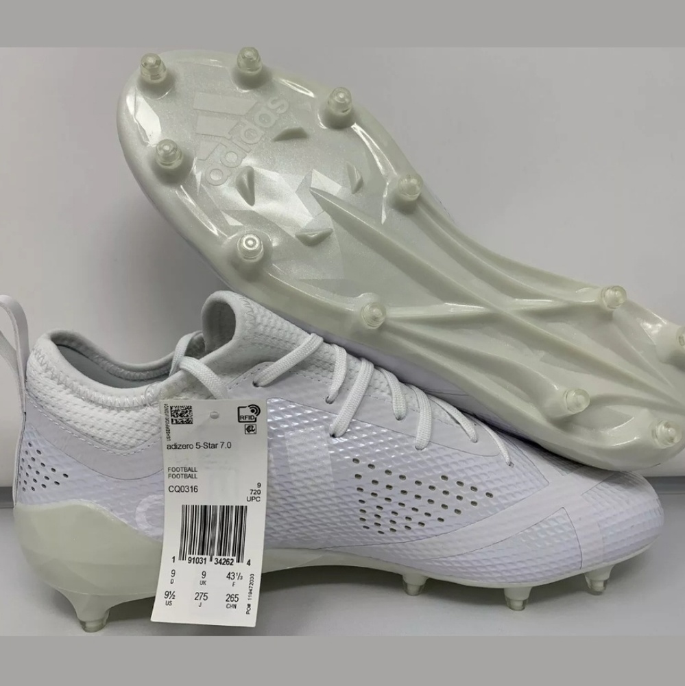 Adidas Adizero 5 star 7.0 Triple White Low